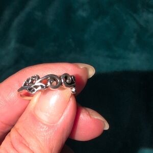 Brighton Silver Swirl Ring